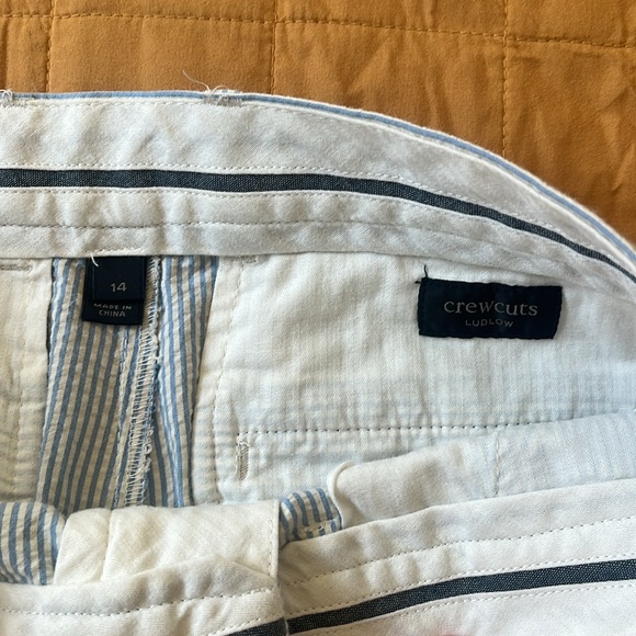 J. Crew boys Ludlow light blue and white seersucker suit - Picture 10 of 14